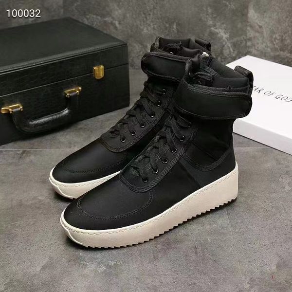 Designer tênis de tênis FOD Plataforma de moda Sapatos de tênis militar Milled Men Shoe Casual Comfort Trainers 38-46