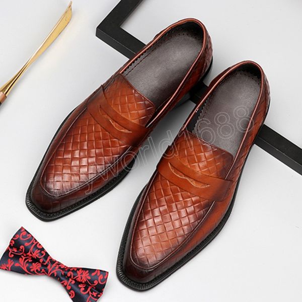 Oxford Shoes for Men Business Suit Slowers Mens Mens Vestido de Noiva Italiano On Shoes Man Office Coiffeur Chaussures