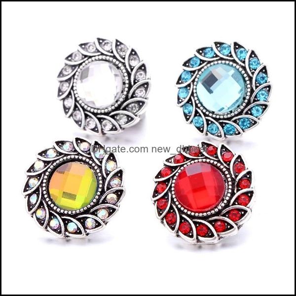 Clasps ganchos colorf Rhinestone Fixner 18mm Snap Button Clasp