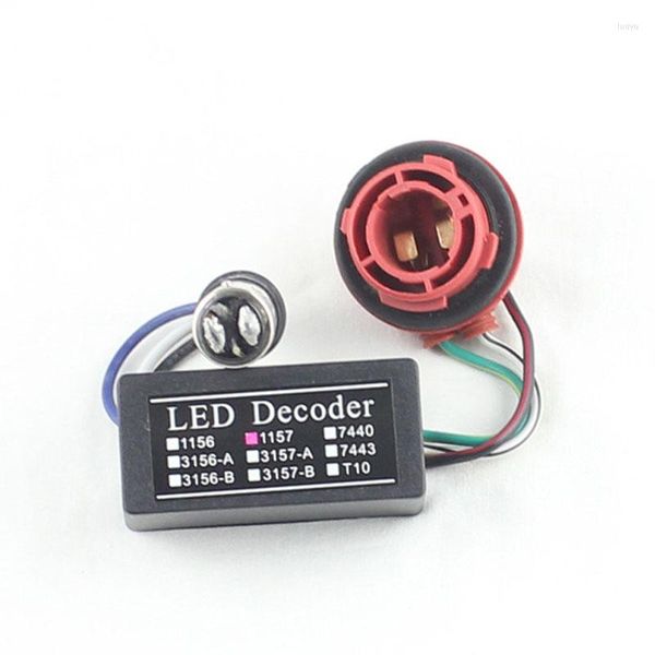 Aydınlatma Sistemi 1156 1157 7440 T20 7443 BA15S Bay15D Otomobiller LED Ampul Uyarı Hatası Ücretsiz Decoder Flash Yük dirençleri Canbus