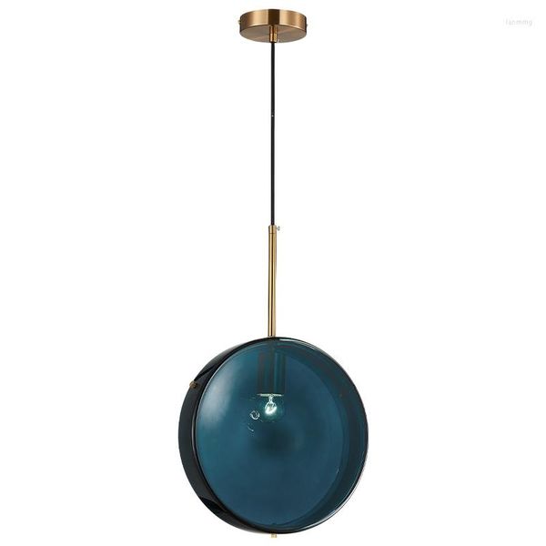 Weihnachtsdekorationen, einfache moderne Esszimmerlampe, nordisches Glas, Schlafzimmer, Nachttisch, Bar, Café, Studie, Einzelkopf-Droplight