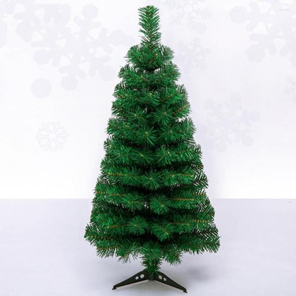 Decorazioni natalizie Mini albero Decorazioni per la casa Alberi di pino in plastica da 60 cm Piccolo Babbo Natale Gelo di neve Casa di villaggio Desktop Anno 2023