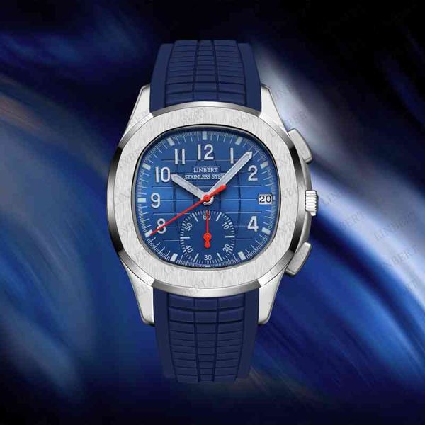 Relógio de luxo para homens relógios mecânicos forro masculino e feminino esportes marcas japonesas pulseiras de borracha marca genebra relógios de pulso esportivos