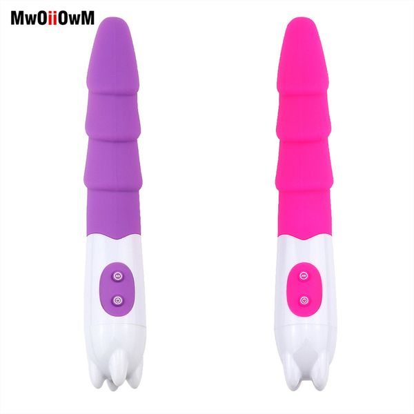 Massaggiatore giocattolo del sesso 10 velocità per donna Vibratore AV Dildo realistico Erotico Punto G Bacchetta magica Palline anali Vibratori Masturbatore femminile