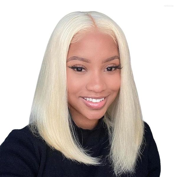 Bob Wig Straight T Part Frontal Human Hair 180 Density Lace Front For Women L45911