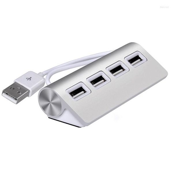 Алюминиевый USB 3.0 2.0 Hub Multi-USB Adapter Adapter 4 Ports High Speed ​​Mini USB3.0 Expander для ПК