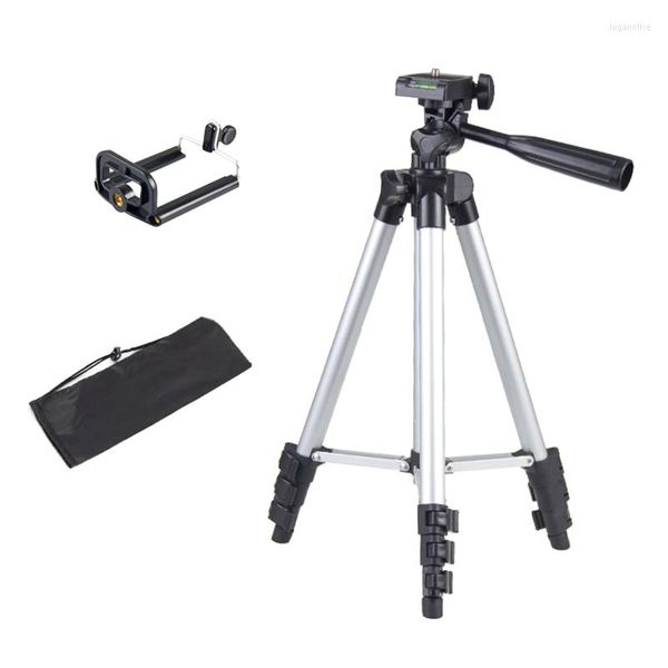 Tripodlar Telefon Tripod Stand Hücre Tutucu Video Kaydıyla Ayarlanabilir Canlı Akış Hafif DXAC