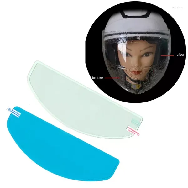 Capacetes de motocicletas capacete claro anti-capa Anti-capa Film Universal Lens para acessórios de moto resistentes a neblina de escudo visor