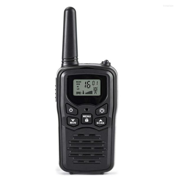 Walkie Talkie Mini radio portatile per campeggio all'aperto 22CH UHF 446,9375 MHz Interfono portatile fino a 8 km