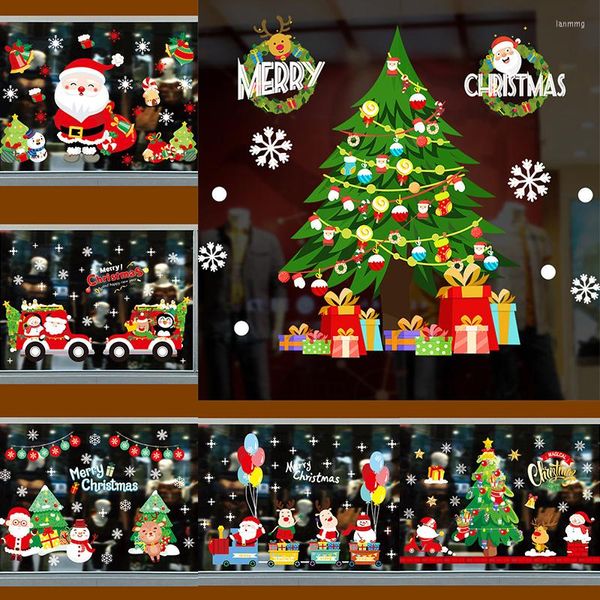 Decorazioni natalizie Adesivi regalo per l'anno dell'acquerello Adesivo per scrapbooking per notebook con pupazzo di neve invernale