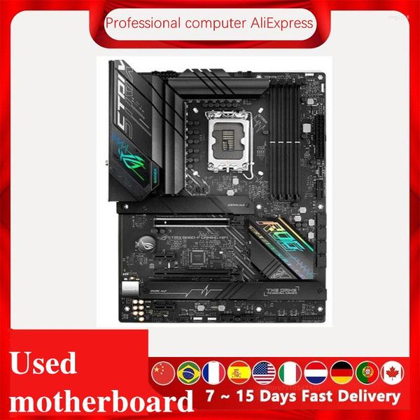 Motherboards Für Asus ROG STRIX B660-F GAMING WIFI DDR5 Original Desktop Intel B660 Motherboard LGA 1700 Unterstützung 12400F 12400 I3 12100F