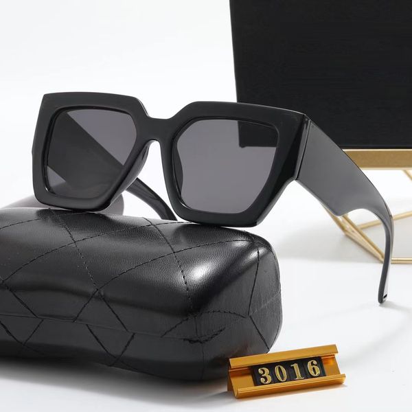 for women designer men Sun glasses Modern sunglasse frames black Beige big square full frame Resin eyewear outdoor UV_voghion.com
