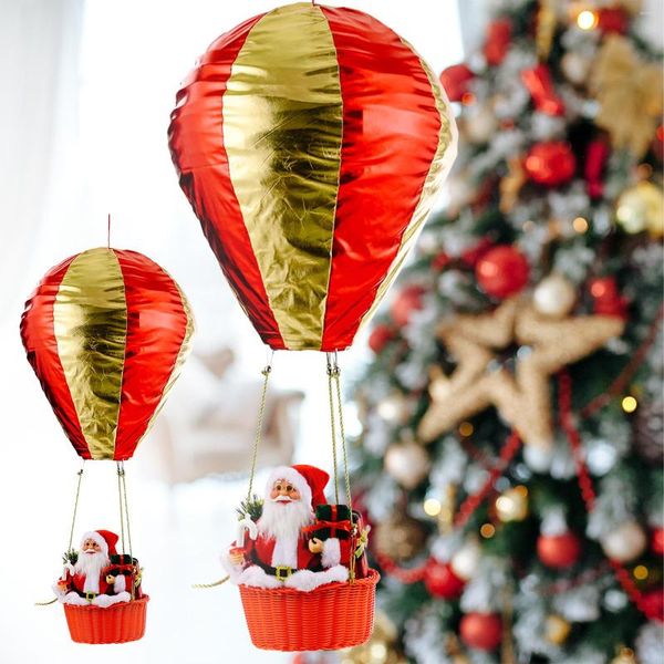 Decorazioni natalizie per la casa 2022 Babbo Natale Air Balloon Decor Ornaments Home Shopping Mall El Deco