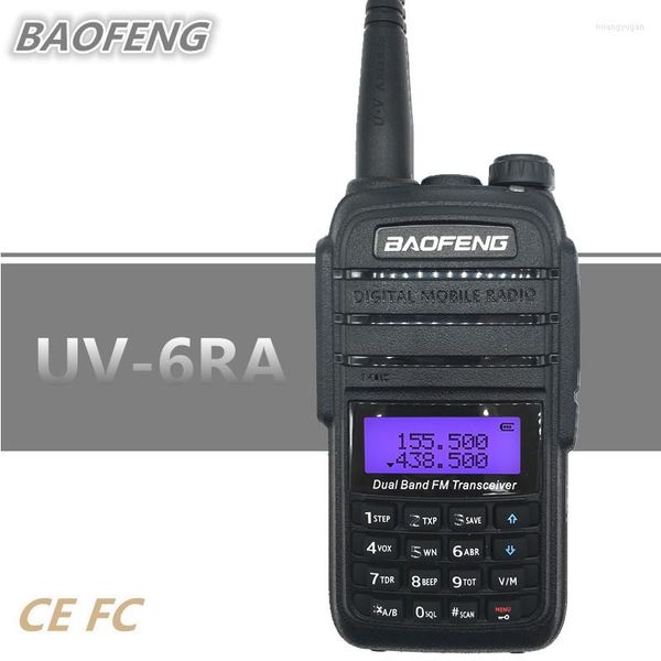 Walkie Talkie BAOFENG UV-6RA 5W UHF VHF Ham stazione radio bidirezionale VOX Scramble Hf ricetrasmettitore mobile ricaricabile