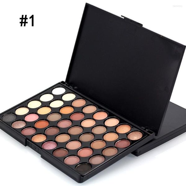 Ombretto professionale 40 colori pigmenti colorati opachi make up glitter trucco impermeabile ombretto palette nude