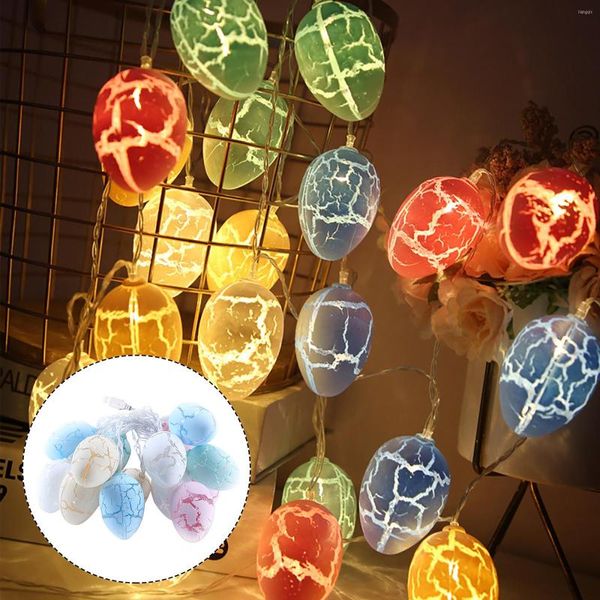 Saiten Ostern Cracked Eggs Draht Lichterketten Batteriebetriebene Licht Party Home Decor Lampen USB 1,5 m10