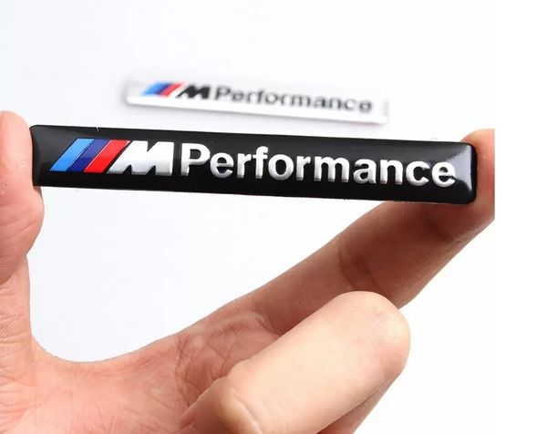 Araba Stili M Güç Araba Sticker Alüminyum BMW E34 E36 E39 E53 E60 E90 F10 F30 M3 için