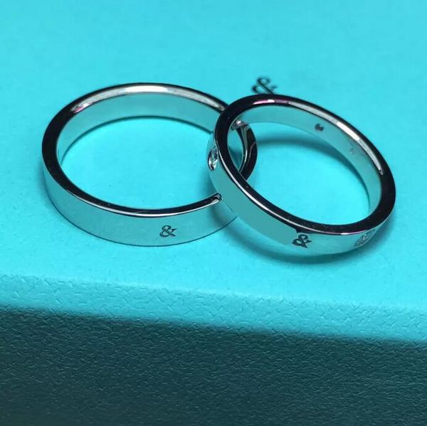 Band Rings Designers ring luxurys coppia gioielli moda uomo e donna classica lettera Anelli di diamanti 2 stili Regalo di anniversario Argento Oro Stile versatile M230404