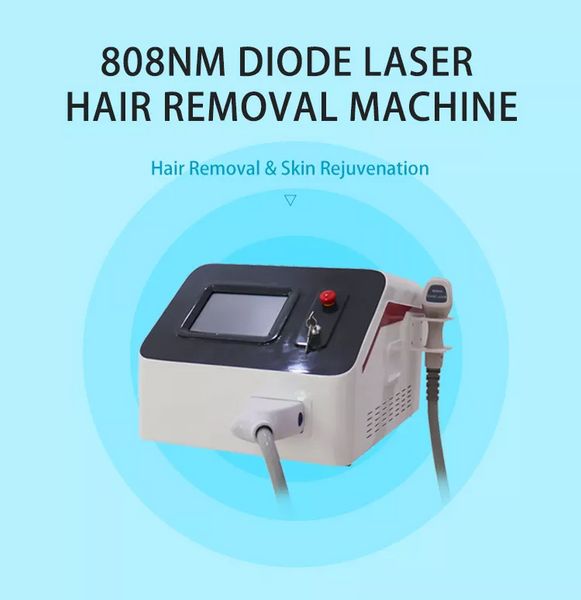 Prodotto di design più recente Macchina per la depilazione con diodo laser 808 nm 808 nm opt Ringiovanimento della pelle indolore per la depilazione attrezzatura portatile 2000 w potenza optput per Spa