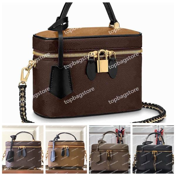 Vanity Bags Designer Mini Kosmetiktasche Leder Luxus Mode Schulter Crossbody Cross Body Kettenriemen Tasche Hohe Qualität