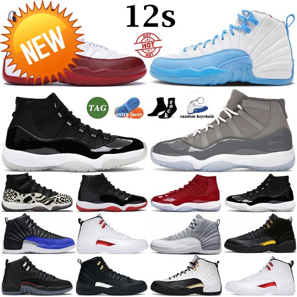 Açık Bot Basketbol Ayakkabıları Erkek Jumpman 11s Cool Gri Bred Concord 11 12s 12 Playofflar Royalty Fayda Gold 13s Court Mor Erkekler Kadın Spor Sezaları