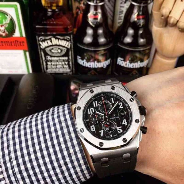 Relógio mecânico masculino de luxo Royal Offshore Series - Relógio de pulso de marca suíça totalmente automático tendência da moda