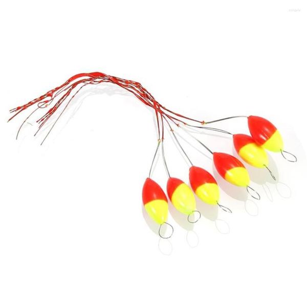 Accessori per la pesca Fagiolo ovale Mini Tappo di colore misto Galleggiante Fagioli galleggianti Bobber a sette stelle