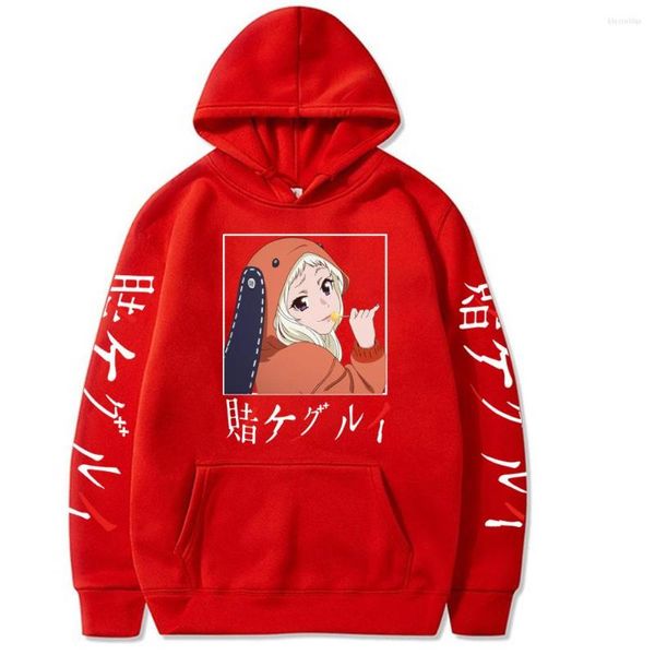 Herren Hoodies Unisex Anime Kakegurui Reißverschluss Strickjacke Kapuzenpullover Sweatshirt Baseball Uniform Jacke Mantel