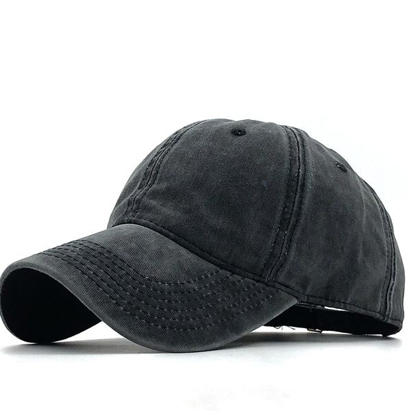 Berretto da baseball da donna con bordo leggero per vendite dirette in fabbrica di cappelli da donna Cappello da sole invecchiato in cotone lavato in stile coreano da uomo all'aperto Amazon con visiera