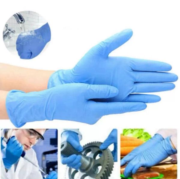 Einmal medizinische Handschuhe verdickte Latex Küchenarbeitsschutz Lebensmittel Catering Beauty Salon