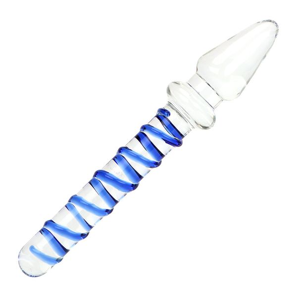 Секс -игрушка массажер Pyrex Crystal Anal Plugs Glass Sex Toys для взрослых женских задних фаллоимитаторов для женщин