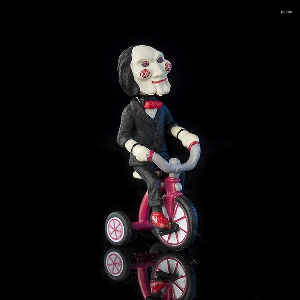 Innendekorationen Saw Horror Figurin Autopuppe Billy Mini PVC Actionfiguren Figur Sammlerstück Spielzeug Dekoration Accessories207R