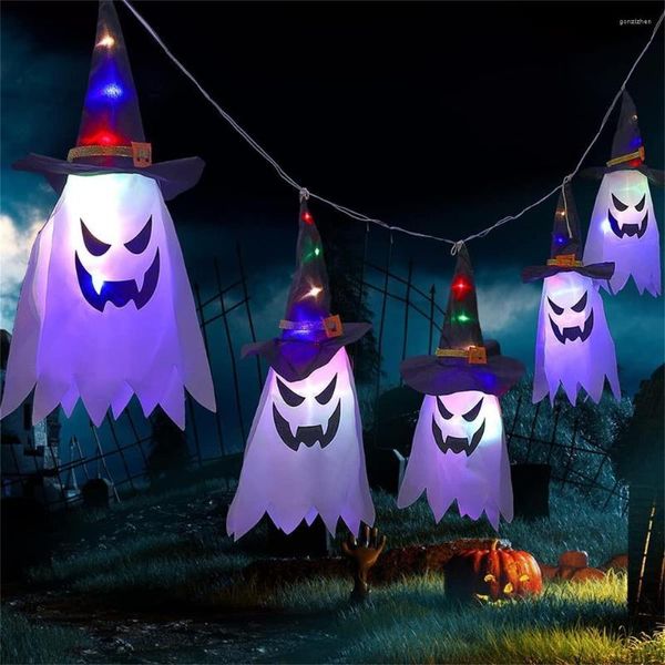 Saiten 3 Meter 5LED Halloween Hexenhut Lichterketten hängen gruselige Atmosphäre Lampe für Dekoration