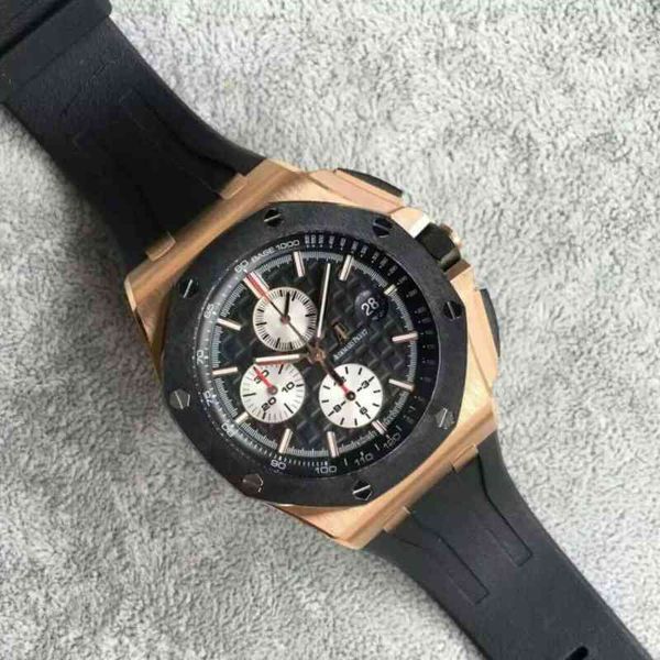 AudemaP Swiss Clean-Factory Luxus Herren mechanische Uhr Klasse 1 Ross Gold Uhren Markenarmbanduhr