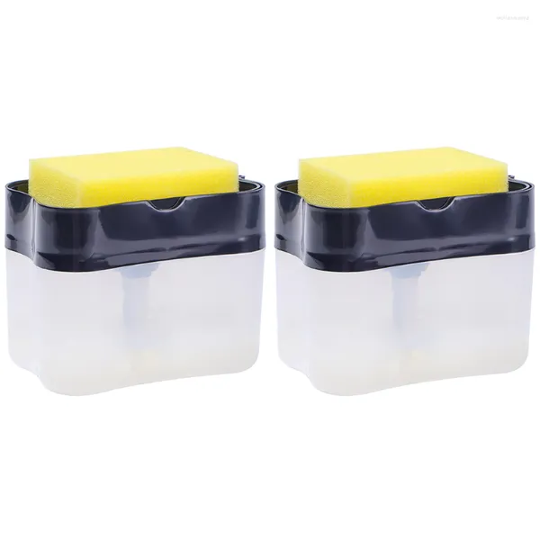 SOAP BICKES 2 set ev dağıtıcı bulaşık yıkama sıvı saklama kutusu