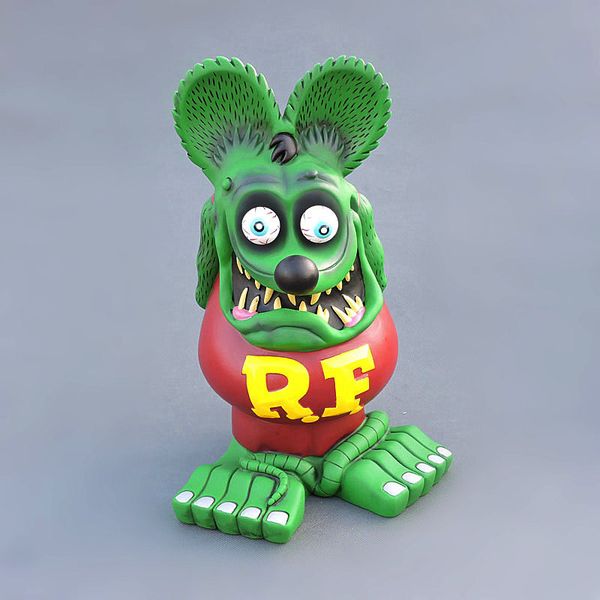 Ação Figuras de brinquedos contos do rato fink super grande tamanho 32 cm de altura PVC estátua figura modelo colecionável brinquedo