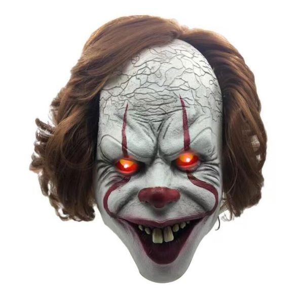 Film Stephen Palyaço Maskeler Akşam Yemeği Korku Pennywise Joker Maskesi Tim Curry Full Fcae Meatwear Cosplay Cadılar Bayram