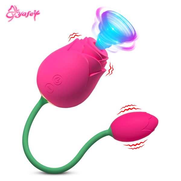 Itens de beleza Rose Rose Sexy Toys Vibrator para mulheres Clitudes de mamilo otário otário feminino adorar ovo brinquedo adultos de rápida orgamas