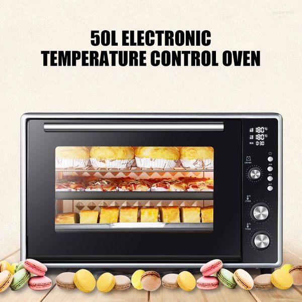 Forni elettrici Forno domestico multifunzione 50L Grande capacità Macchina per cuocere a casa Torta Pizza Pane Baker Elettrodomestici da cucina F50