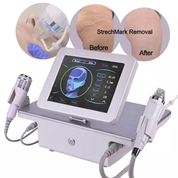 Professionale rf microneedling frazionale micro-ago freddo martello anti-acne ridurre i pori strumenti per la cura della pelle del viso smagliature re