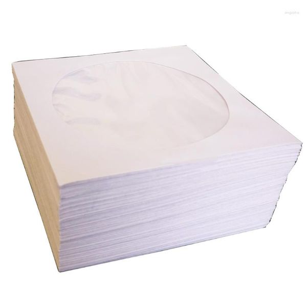 Enrole de presente 50 mangas mini papel dvd flap capa envelope