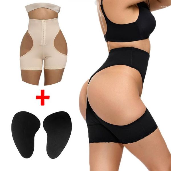 Intimo modellante da donna Donna Sexy Mutandine contenitive Vita Trainer Set BuHip Pads Shapewear Body Shaper Exposed BuLifter Lingerie Addome Bind Slim