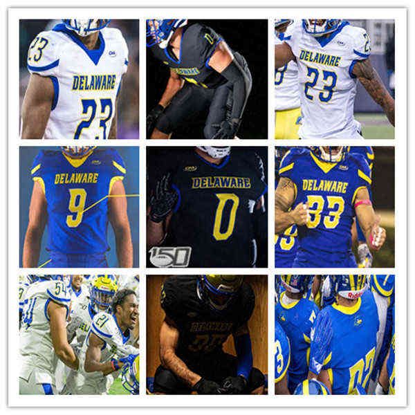 American College Football Wear Custom Football Delaware Blue Hens College-Trikot PAT KEHOE DeJoun Lee Nolan Henderson Kedrick Whitehead DeJo