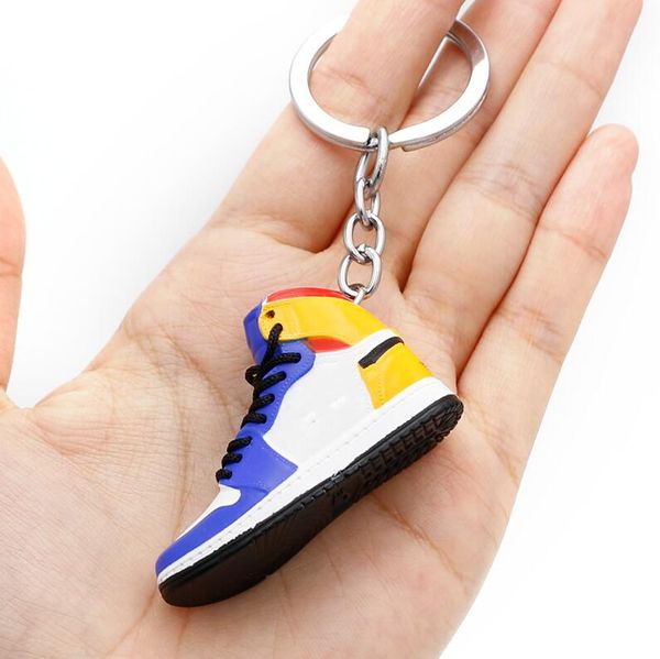 Designer Basketball Schuhform Schlüsselanhänger Gym Sneakers Schuhe Tasche Anhänger Mini 3D Sportschuhe Schlüsselanhänger Schmuck Geschenk