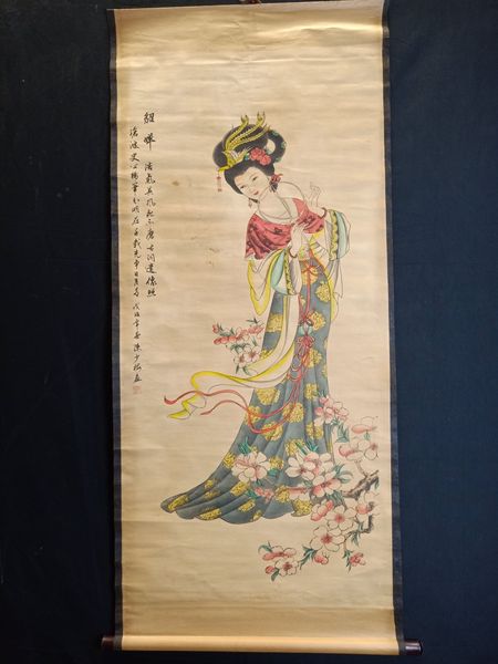 Rollbilder Diao Chan, eine der vier Schönheiten in China der Antike