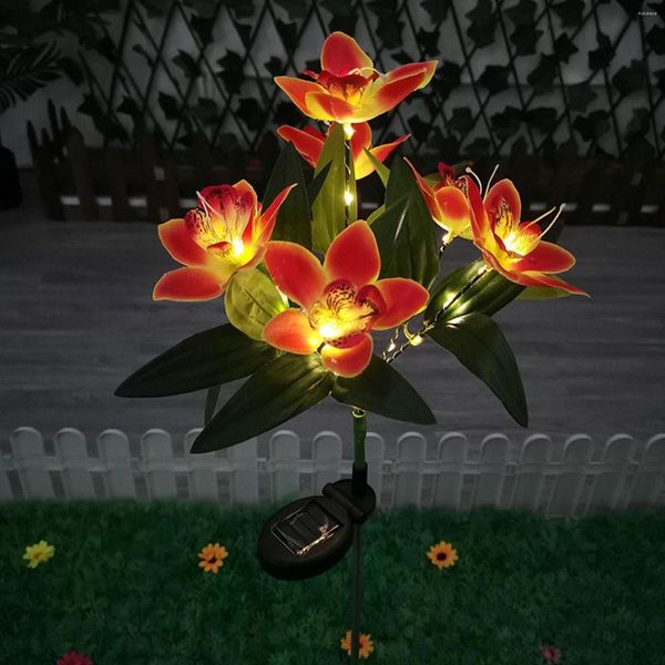 Декоративные цветы сад солнечные светильники цветочный патио патио мягкий ландшафтный ландшафт световые лампы