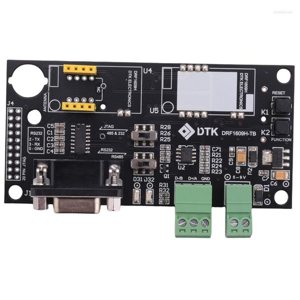 Placas -mãe Porta serial UART para RS232/RS485 Adaptação de backplane ZigBee Módulo DRF1609H