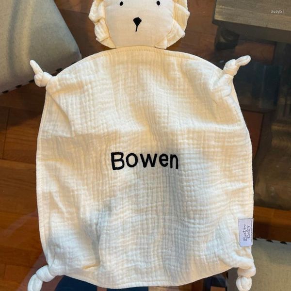 Cobertores personalizados para bebê Soother apaziguar toalha babador macio boneca animal morto bebês conforto adormecendo ilhas de arremesso de cobertor Toys