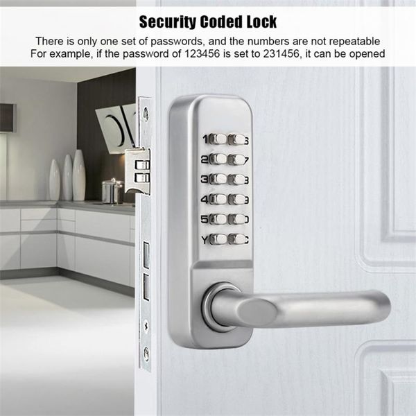 Bloqueios de porta 1 - 11 Senha digital Código inteligente Teclado sem chave Mechanical ER 220906