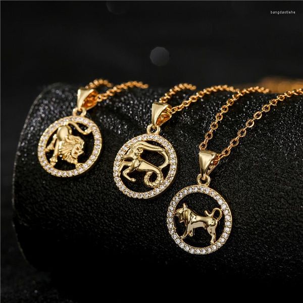 Correntes que vendem Gold Twelve Constellations Pingnd Pingnde